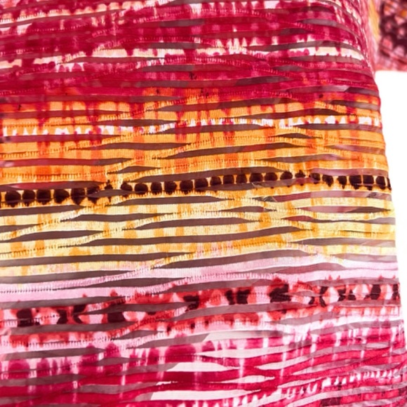 Notations 2 piece vibrant multi color short sleeve shirt blouse Size: XL - Picture 5 of 9